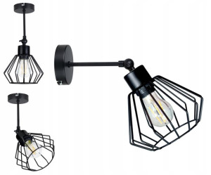 LAMPA wisząca żyrandol ruchomy loft BRYLANT drut