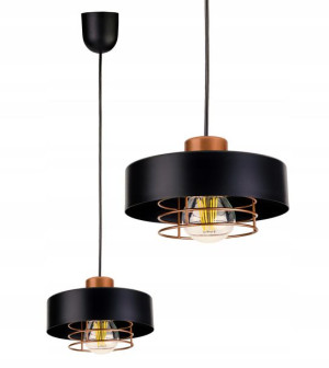 Lampa Wisząca Sufitowa Żyrandol Plafon Loft Led