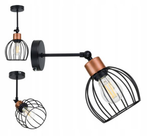 LAMPA WISZĄCA plafon żyrandol sufitowa LOFT KULA
