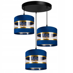 Lampa Wisząca Zwis Sufitowa Żyrandol Abażur Led