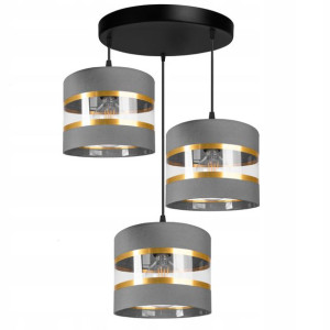 Lampa Wisząca Zwis Sufitowa Żyrandol Abażur Led