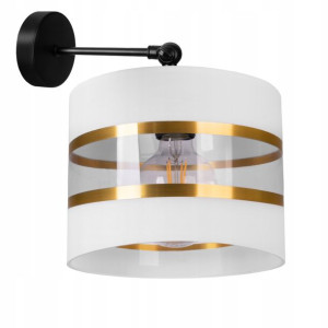 LAMPA KINKIET ścienny regulowany LOFT ABAŻUR 20cm