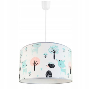 Lampa Wisząca Sufitowa Żyrandol Abażur Dziecięca