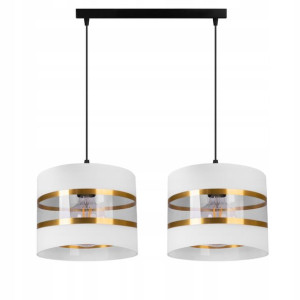 Lampa Wisząca Zwis Sufitowa Żyrandol Abażur Led