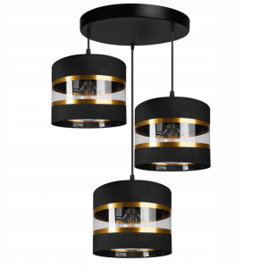 Lampa Wisząca Zwis Sufitowa Żyrandol Abażur Led