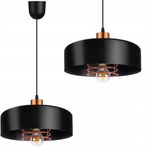 LAMPA WISZĄCA ZWIS żyrandol sufitowa LOFT Metal XL