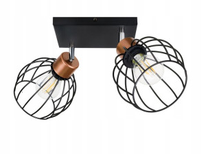 LAMPA sufit PLAFON ŻYRANDOL regulowany loft KULA