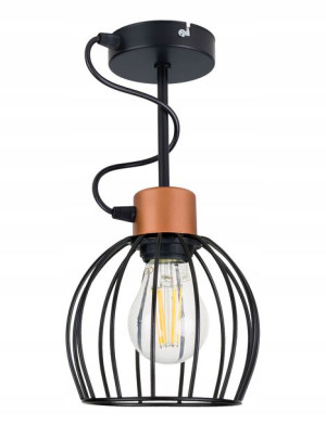 LAMPA WISZĄCA sufitowa ŻYRANDOL PLAFON loft drut