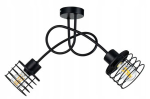 Lampa Sufitowa Zyrandol Wisząca Loft Plafon Drut