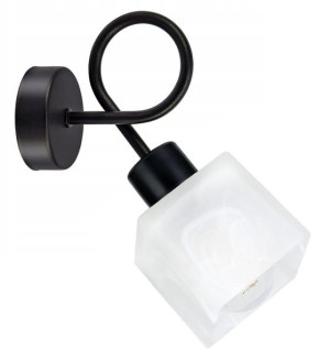 Lampa Kinkiet Ścienny Stały Loft Klosz Szklany