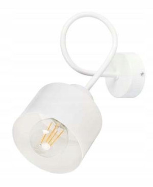 LAMPA KINKIET ścienny STAŁY E27 LOFT ABAŻUR złoty