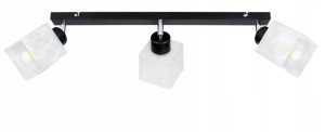 Lampa Sufitowa Plafon Ruch Żyrandol Klosz Szklany