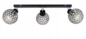 Lampa Sufitowa Plafon Ruch Żyrandol Kryształ Loft