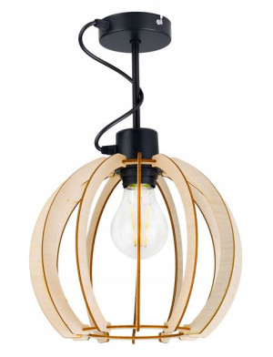 LAMPA WISZĄCA stała żyrandol sufitowa LOFT Drewno