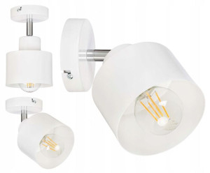 LAMPA KINKIET ścienny regulowany loft metal KUBEK