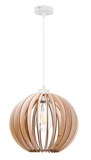 LAMPA WISZĄCA ZWIS żyrandol sufiowa LOFT Drewno 1