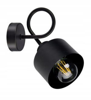 LAMPA KINKIET E27 ścienny stały loft metal KUBEK