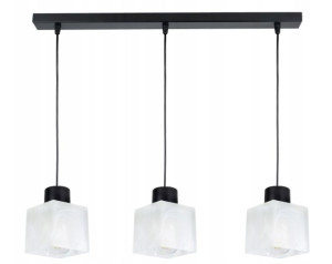 Lampa Sufitowa Wisząca Zwis E27 Żyrandol Szklany