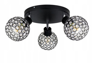 Lampa Sufitowa Plafon Ruch Żyrandol Kryształ Loft