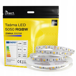 Taśma LED 5050 300d LED IP20 5m RGBW + CW Zimna