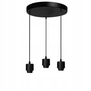 Lampa wisząca plafon potrójny wiszący gwint E27