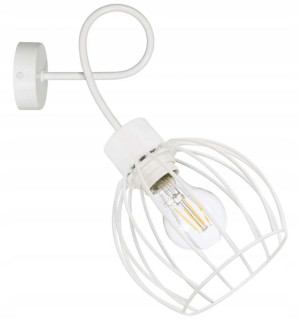 LAMPA KINKIET żyrandol stały loft drut KULA na E27