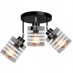 Lampa Wisząca Szklana Sufitowa Żyrandol Plafon Led