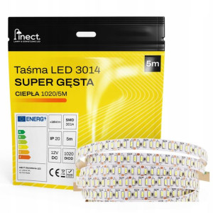Super Gęsta Taśma Led Premium 3014 Ip20 1020d 5mb