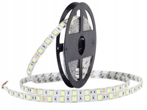 Taśma Listwa 300 Led 5050 Smd 5m Biała Zimna Ip20