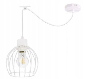 LAMPA sufitowa wisząca ZWIS Loft E27 PAJĄK kula