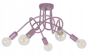 Lampa wisząca sufitowa żyrandol dzieci PASTI fiole
