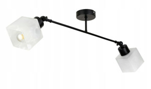 LAMPA sufitowa żyrandol regulowany LOFT E27 Szkło