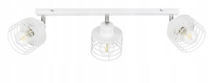 LAMPA plafon żyrandol regulowany loft E27 sprężyna