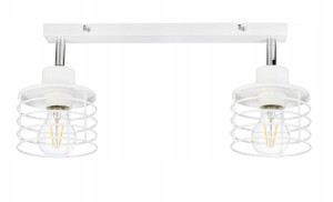 LAMPA plafon żyrandol regulowany loft E27 sprężyna