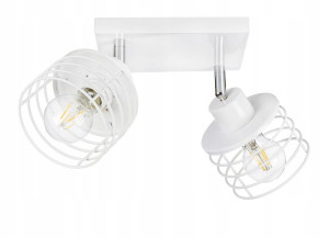 LAMPA plafon żyrandol regulowany loft E27 sprężyna