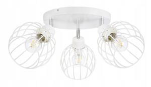 LAMPA sufit PLAFON ŻYRANDOL regulowany loft KULA 3