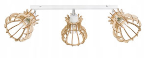 LAMPA sufit plafon żyrandol Loft Drewno ruchoma 3