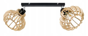 LAMPA sufit plafon żyrandol Loft Drewno ruchoma 2