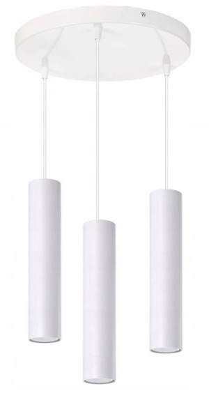 LAMPA WISZĄCA ZWIS żyrandol sufitowa TUBA 29 GU10