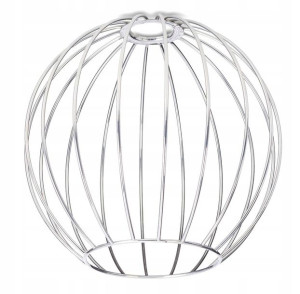 Klosz drut metal do lamp na E27 loft kula XL chrom
