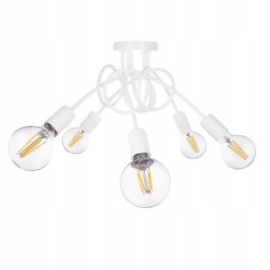Sufitowa Lampa Wisząca Plafon Loft Edison Led