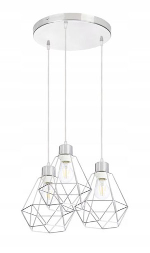 LAMPA wisząca sufitowa zwis Loft żyrandol drut E27