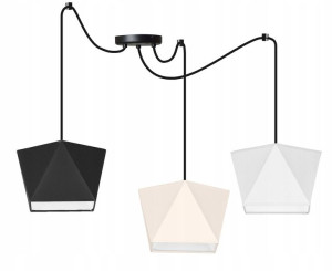 LAMPA sufitowa WISZĄCA żyrandol PAJĄK loft E27 LED