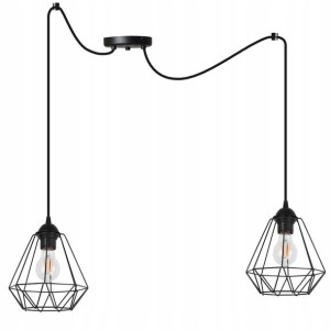 LAMPA sufitowa WISZĄCA żyrandol PAJĄK loft E27 LED