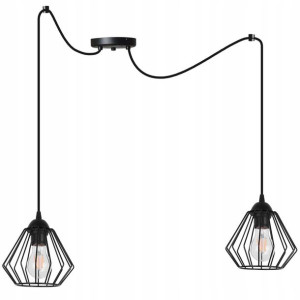 LAMPA sufitowa WISZĄCA żyrandol PAJĄK loft E27 LED