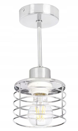 LAMPA WISZĄCA stała żyrandol sufit loft drut E27