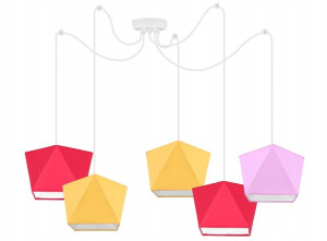 LAMPA sufitowa WISZĄCA żyrandol PAJĄK loft E27 LED
