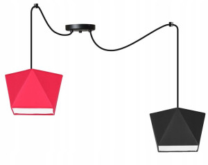 LAMPA sufitowa WISZĄCA żyrandol PAJĄK loft E27 LED