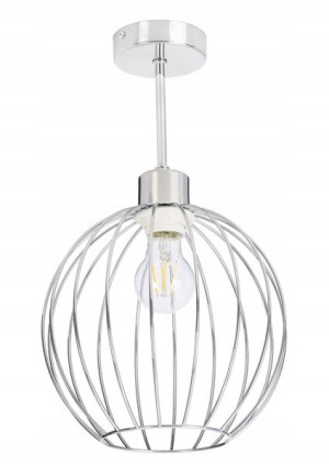 LAMPA WISZĄCA stała żyrandol sufit loft drut KULA