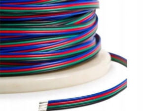 Kabel przewód 4 żyłowy do taśma led RGB